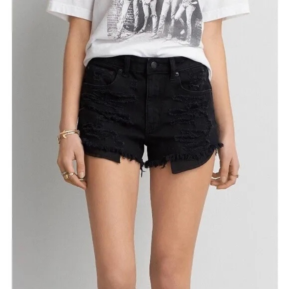 AE Distressed Vintage Hi-Rise Festival Shorts